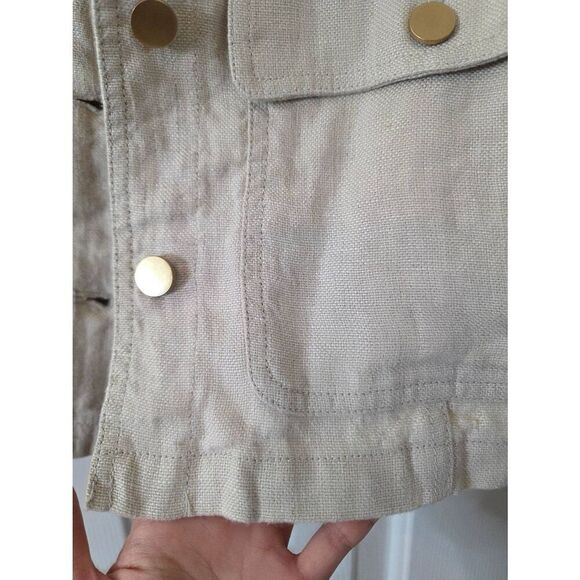 J. McLaughlin Linen Jacket S - Picture 10 of 12